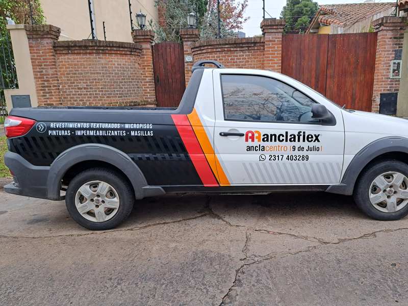 Flota empresarial ploteo parcial — Buenos Aires