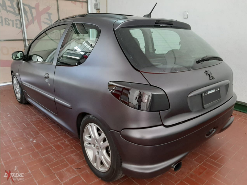 Ploteo gris mate grafito metalizado peugeot — Buenos Aires