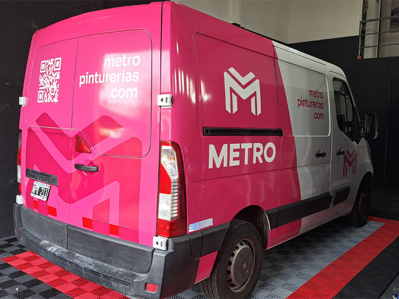 Ploteo parcial publicitario — Buenos Aires