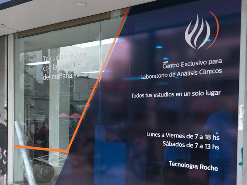 Trasparente impreso con corte dim